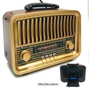 Nostalji Radyo Bluetooth Speaker Bass Bt Fm Usb Sd Rose SP-429