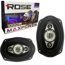 Oto Hoparlör Oval 1000w Tweeterli 2 Adet Rose RS-6999