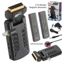 Mini Scart Sd Uydu Alıcı HQ TKGS Çift Kumanda Birebir Değişim Poke Banko