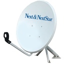 85cm Çanak Anten Pro 60mm 10 Adet Eğri Ayak Poke PK-4971