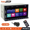 7'' Double Din Teyp 4x60w 2xusb FM SD Şarjlı Kameralı Poke PK-6013