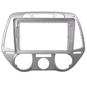 9” Hyundai  İ20 (Manual AC) 2008-2012 Silver Çerçeve Rose RS-1100