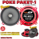 Poke Paket-1 Midrange Seti 9 Takım 8x13cm 300w + 1x30cm Bass Hediye