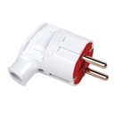 Erkek Fiş Topraklı L Tip Beyaz MCN