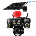 Wifi Solar Kamera 3 Lens Solar Panelli 9Mp Sirenli O-Kam Pro 5520