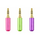 3.5mm Stereo Jack Fiş Metal PK-8677