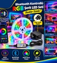 RGB Wifi Şerit Led Tak Kullan 5 Metre Telefon Kontrollü 3 Çipli