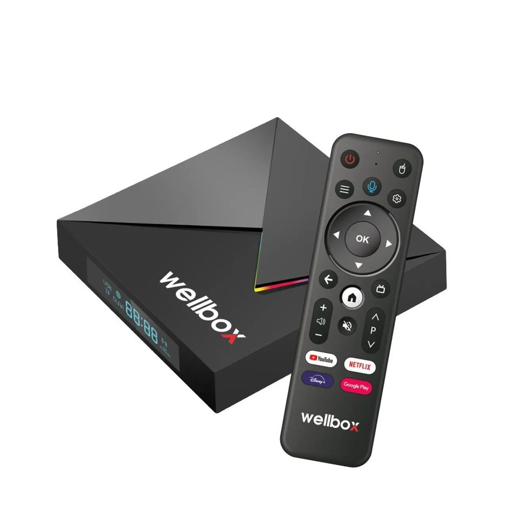 Android Tv Box Uydu Alıcı 16GB 4K Wellbox Max-3